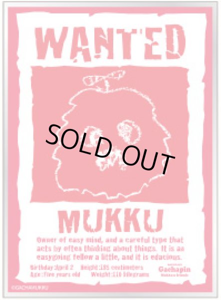 画像1: 【予約商品・全額前金制】【6/26(金)発売】ムック WANTED(EN-1644） ガチャピン・ムック キャラクタースリーブ(1個)[新品商品] (1)
