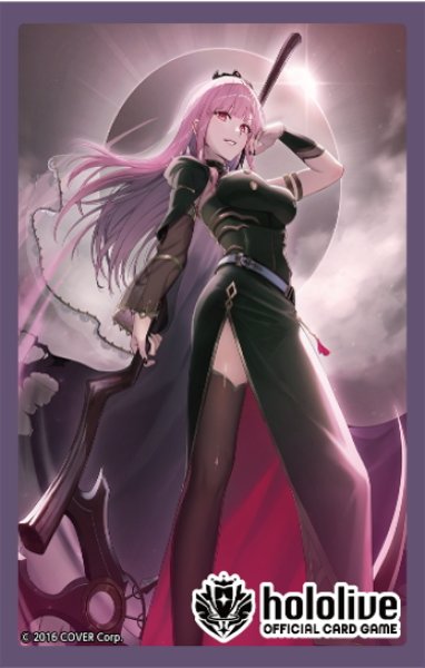 画像1: オフィシャルホロカスリーブ Vol.8 『森カリオペ』hololive OFFICIAL CARD GAME(1個)[新品商品] (1)