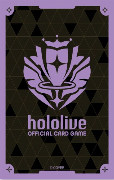 画像1: 【予約商品・全額前金制】【4/24(金)発売】『ブランドロゴ（Purple）』オフィシャルホロカスリーブ Vol.42 hololive OFFICIAL CARD GAME(1個)[新品商品] (1)