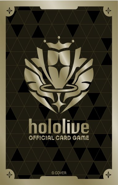 画像1: 【予約商品・全額前金制】【4/24(金)発売】『ブランドロゴ（Gold）』オフィシャルホロカスリーブ Vol.43 hololive OFFICIAL CARD GAME(1個)[新品商品] (1)