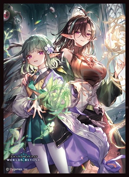画像1: 【予約商品・全額前金制】【9/18(金)発売】「飛躍の姉妹・ベルディリア＆カステル」(No.MT2455) きゃらスリーブコレクション マットシリーズ Shadowverse: Worlds Beyond(1個)[新品商品] (1)