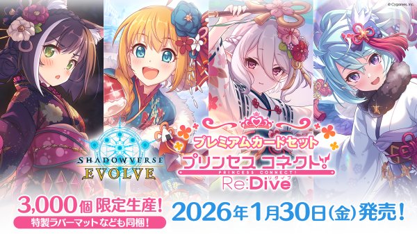 画像1: Shadowverse EVOLVE プレミアムカードセット「プリンセスコネクト！Re:Dive」(1個)(シャドウバース エボルヴ)[新品商品] (1)