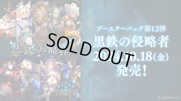 画像1: Shadowverse EVOLVE ブースターパック第12弾「黒鉄の侵略者」(1カートン・20BOX入)(1BOXあたり5280円)(シャドウバース エボルヴ)[新品商品] (1)