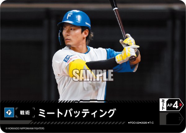 画像1: ミートバッティング(北海道日本ハムファイターズ)[PDO-02_T-C]【BP02収録】 (1)