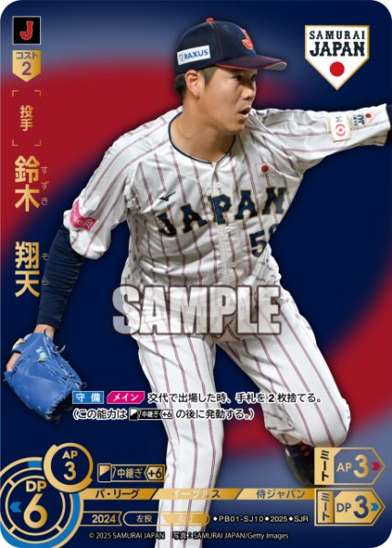 画像1: ★パラレル★鈴木　翔天(ビジターユニ背景)[PDO_PB01-SJ10_SJR] (1)