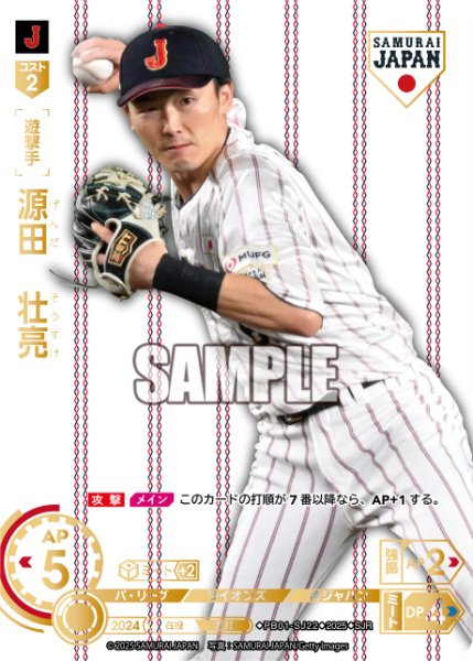 画像1: ★パラレル★源田　壮亮(ホームユニ背景)[PDO_PB01-SJ22_SJR] (1)