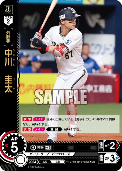 画像1: 中川　圭太[PDO_TBP01-B10_SR] (1)