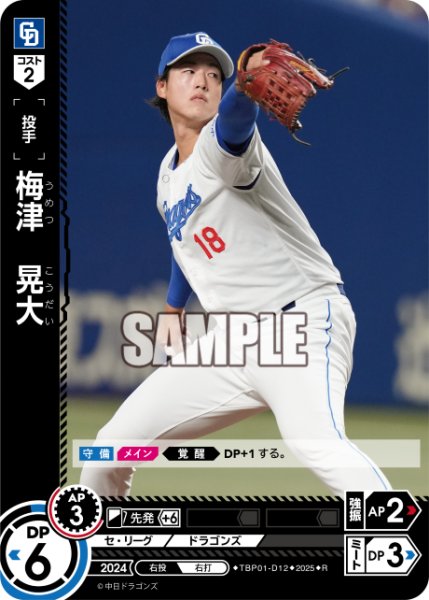 画像1: 梅津　晃大[PDO_TBP01-D12_R] (1)
