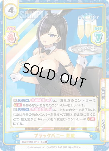 画像1: 【RRR+仕様】ブラックバニー 見波[Re_DW/001B-041S] (1)