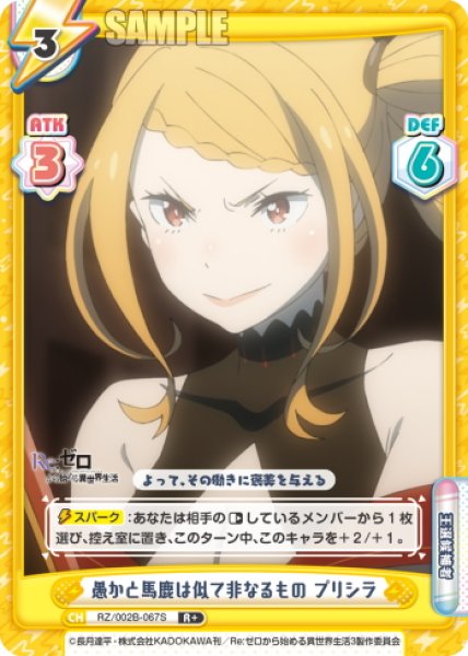 画像1: 【R+仕様】愚かと馬鹿は似て非なるもの プリシラ[Re_RZ/002B-067S] (1)