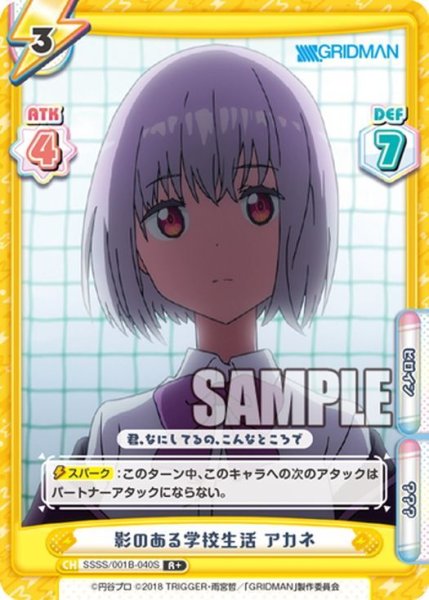 画像1: 【R+仕様】影のある学校生活 アカネ[Re_SSSS/001B-040S] (1)