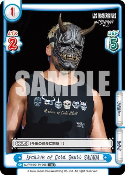 画像1: Archive of Cold Skull SANADA[Re_NJPW/001TV-068TD] (1)