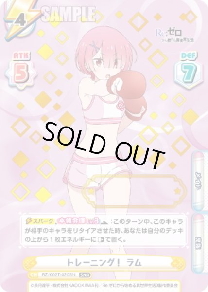 画像1: 【SNR仕様】トレーニング！ ラム[Re_RZ/002T-019SN] (1)