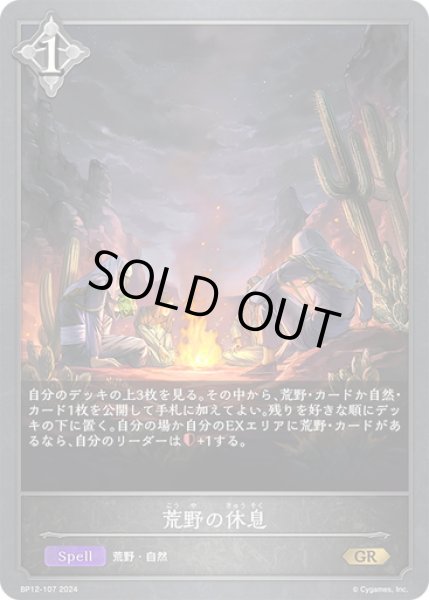 画像1: 荒野の休息[SVE_BP12-107_GR] (1)