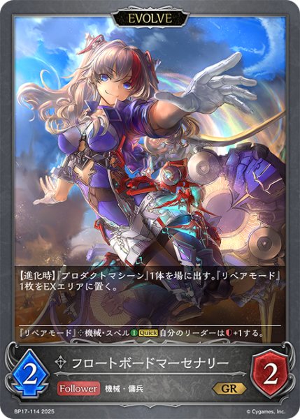 画像1: 【EVOLVE】フロートボードマーセナリー[SVE_BP17-114_GR] (1)