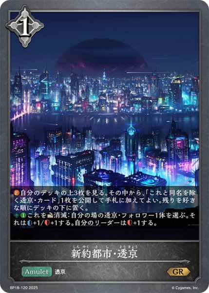 画像1: 新約都市・透京[SVE_BP18-120_GR] (1)