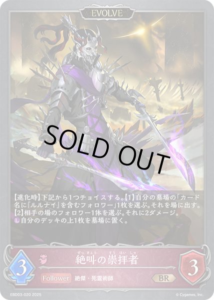 画像1: 【EVOLVE】絶叫の崇拝者[SVE_EBD03-020_BR] (1)
