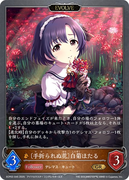 画像1: 【EVOLVE】〔手折られぬ花〕白菊ほたる[SVE_ECP02-045_GR] (1)