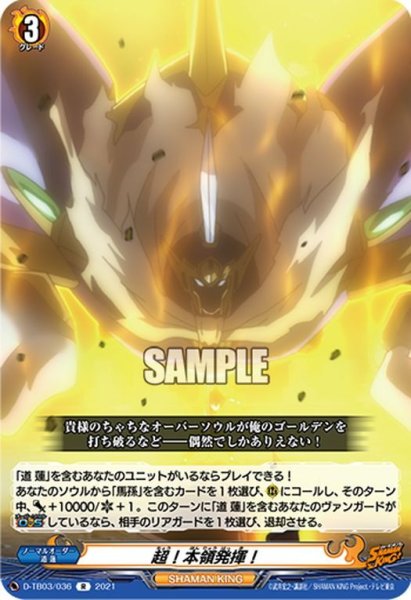 画像1: 超！本領発揮！[VG_D-TB03/036R] (1)