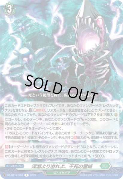 画像1: 深淵より溢れよ、不死の霊域[VG_DZ-BT12/063R] (1)