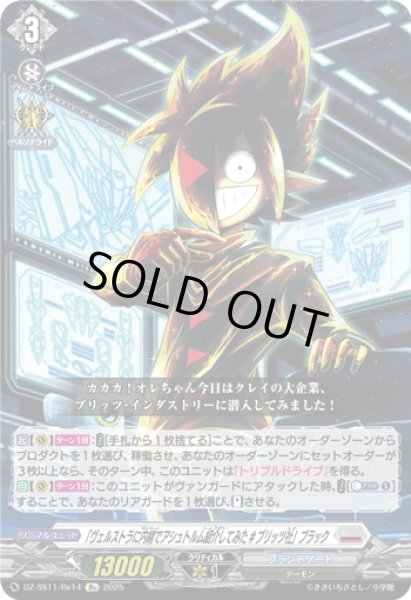 画像1: 【Re仕様(RR加工)】「ヴェルストラに内緒でアシュトルム紹介してみた #ブリッツ社」ブラック[VG_DZ-SS11/Re14] (1)