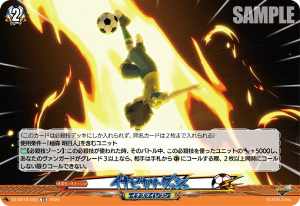 画像1: イナビカリダッシュ[VG_DZ-SS18/023TD] (1)