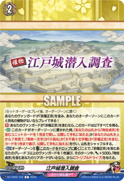 画像1: 江戸城潜入調査[VG_DZ-TB02/164C] (1)