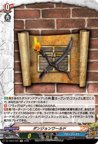 画像1: 【H仕様】ダンジョンワールド[VG_DZ-TB03/H22] (1)