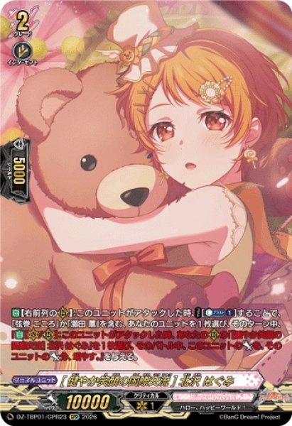 画像1: 【GPR仕様】[健やか笑顔の国際交流] 北沢 はぐみ[VG_DZ-TBP01/GPR23] (1)