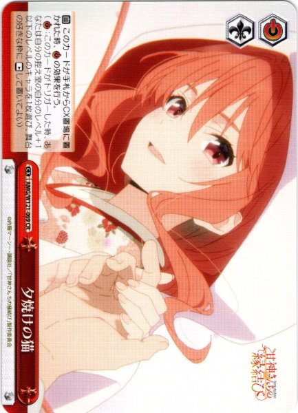 画像1: 夕焼けの猫[WS_AMG/W121-069CR] (1)