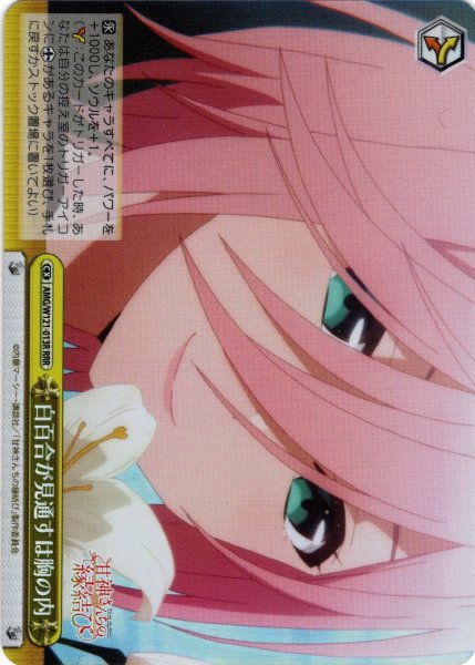 画像1: 【RRR仕様】白百合が見通すは胸の内[WS_AMG/W121-013R] (1)
