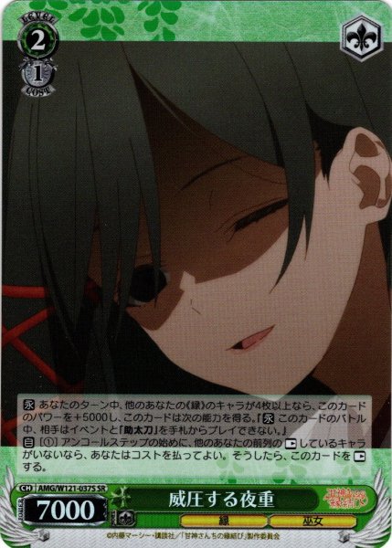 画像1: 【SR仕様(C)】威圧する夜重[WS_AMG/W121-037S] (1)