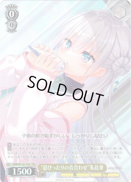 画像1: 【TDP仕様】“息ぴったりの音合わせ”朱比華 [WS_ANM/W138-T03S] (1)