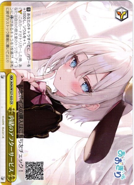 画像1: 内緒のアフターサービス[WS_AOH/W127-025CR] (1)