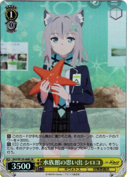 画像1: 【SR仕様(U)】水族館の思い出 シロコ[WS_BAV/W129-008S] (1)