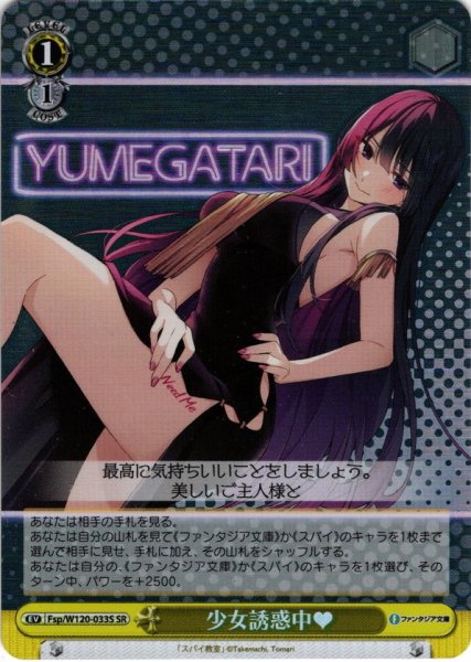 画像1: 【SR仕様(U)】少女誘惑中?[WS_Fsp/W120-033S] (1)