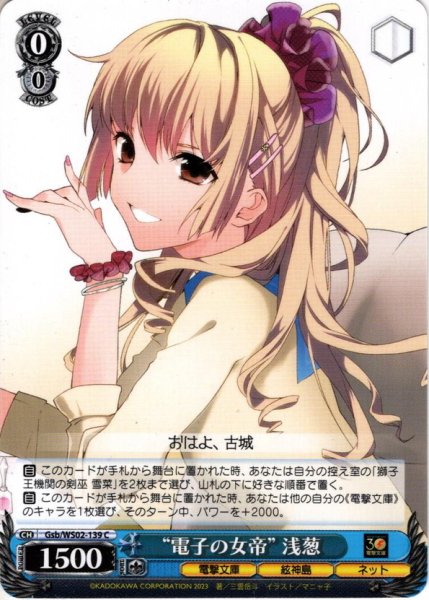 画像1: “電子の女帝” 浅葱[WS_Gsb/WS02-139C] (1)