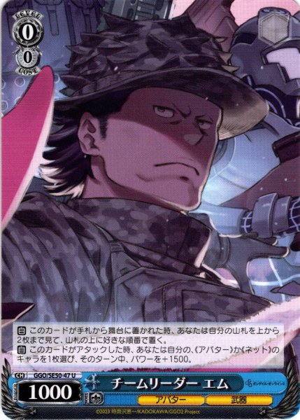 画像1: チームリーダー エム[WS_GGO/SE50-47U] (1)