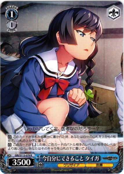 画像1: 今自分にできること タイガ[WS_GRI/S112-079R] (1)