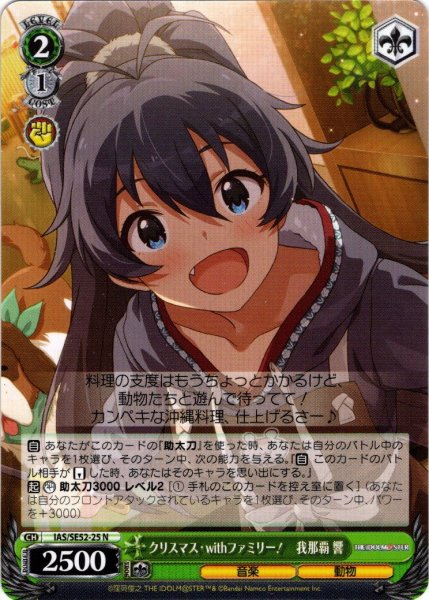 画像1: クリスマス・withファミリー！　我那覇 響[WS_IAS/SE52-25N] (1)