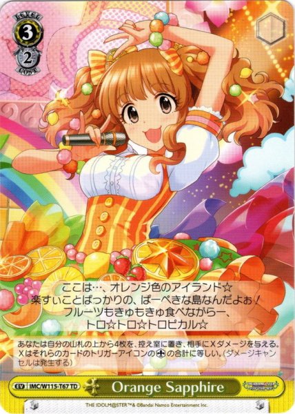 画像1: Orange Sapphire[WS_IMC/W115-T67TD] (1)