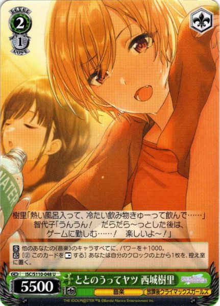 画像1: ととのうってヤツ 西城樹里[WS_ISC/S110-048U] (1)