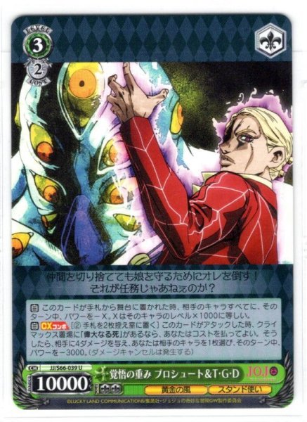 画像1: 覚悟の重み プロシュート＆T・G・D[WS_JJ/S66-039U] (1)