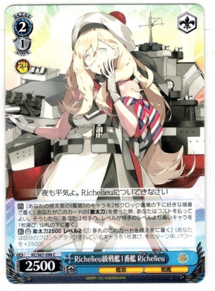 画像1: Richelieu級戦艦1番艦 Richelieu[WS_KC/S67-098C] (1)