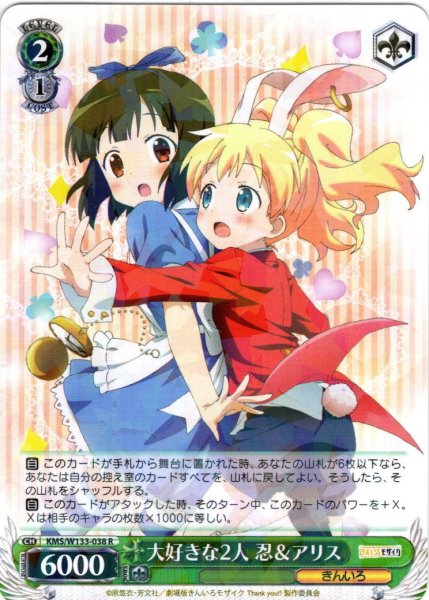 画像1: 大好きな2人 忍＆アリス[WS_KMS/W133-038R] (1)