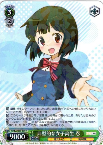 画像1: 典型的な女子高生 忍[WS_KMS/W133-039R] (1)