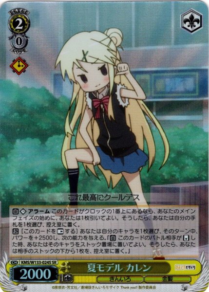 画像1: 【SR仕様(C)】夏モデル カレン[WS_KMS/W133-024S] (1)