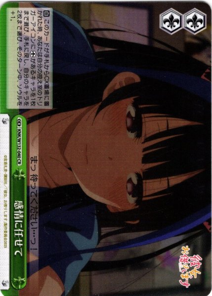 画像1: 感情に任せて[WS_KNK/W132-040CR] (1)
