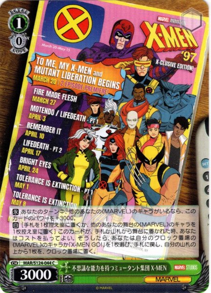 画像1: 不思議な能力を持つミュータント集団 X-MEN[WS_MAR/S124-044C] (1)