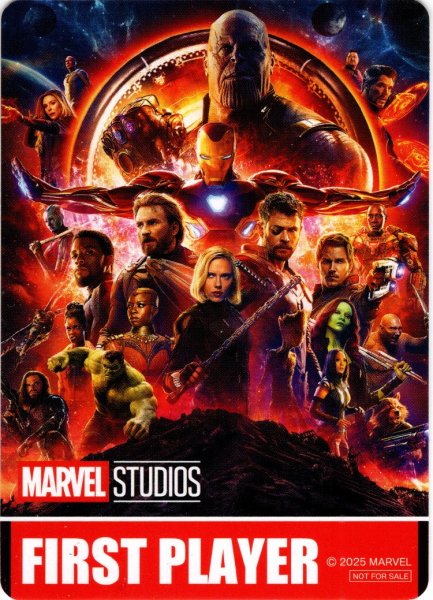 画像1: 先攻マーカー(アベンジャーズ／インフィニティ・ウォー)[WS_MAR/S124PR]【1/6】 (1)